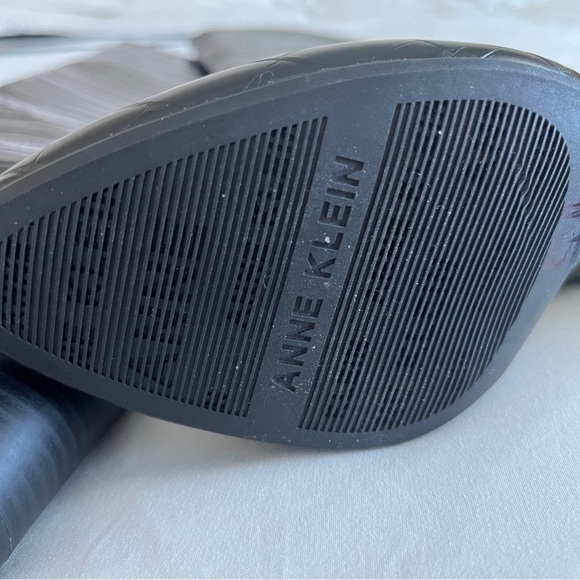 Anne Klein Croc Calf Length Boots (Wide) - Picture 2 of 5